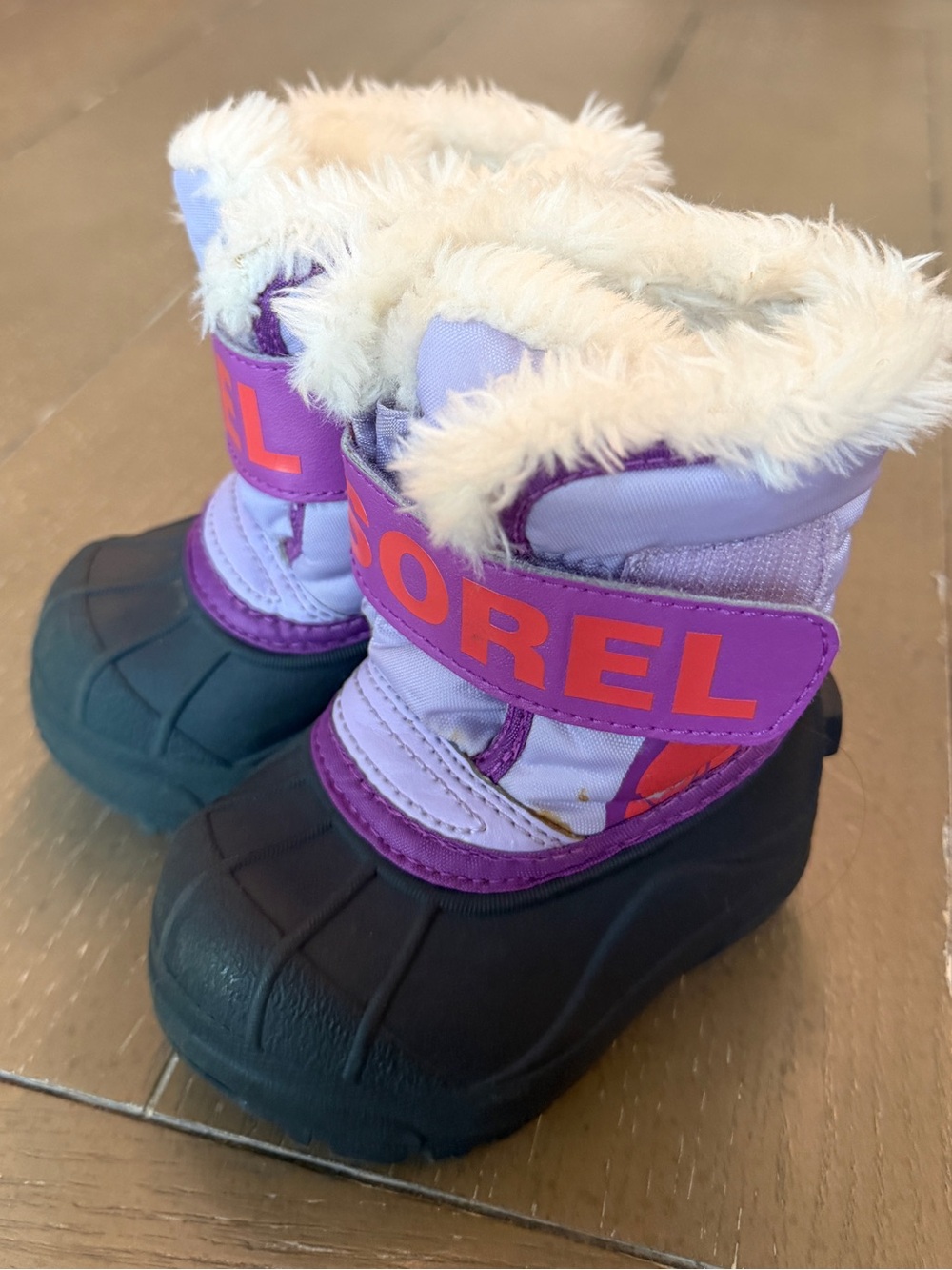 Sorel Kids Snow Commander Insulated Waterproof Winter Snow Boots Size 4 Baby